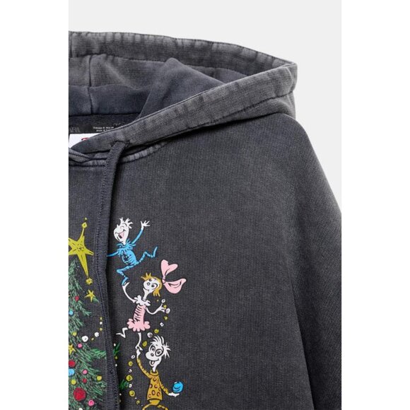 ZARA GRINCH™ CHRISTMAS WASHED EFFECT SWEATSHIRT - Picture 5 of 5